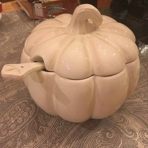 Sir La Table White Pumpkin Soup Tureen
